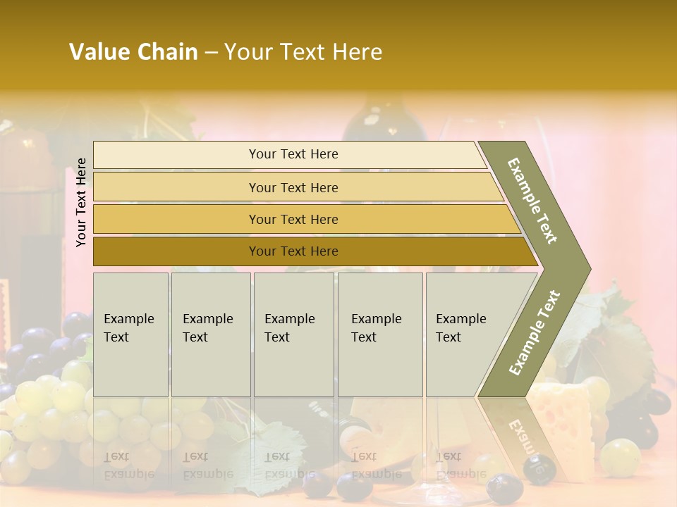Food Still Life Wine PowerPoint Template