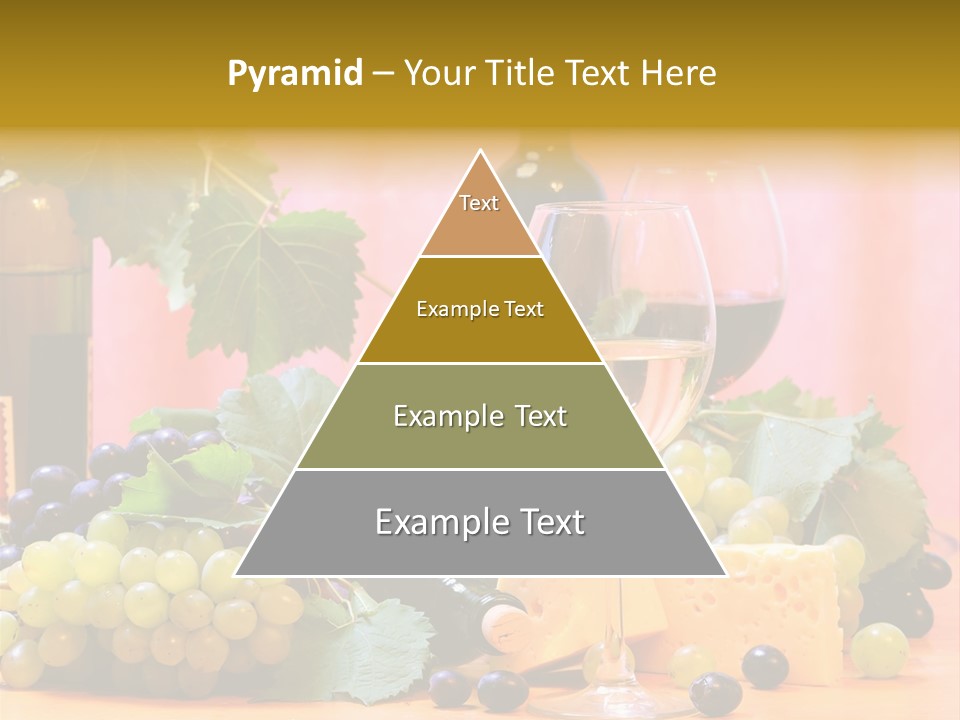 Food Still Life Wine PowerPoint Template