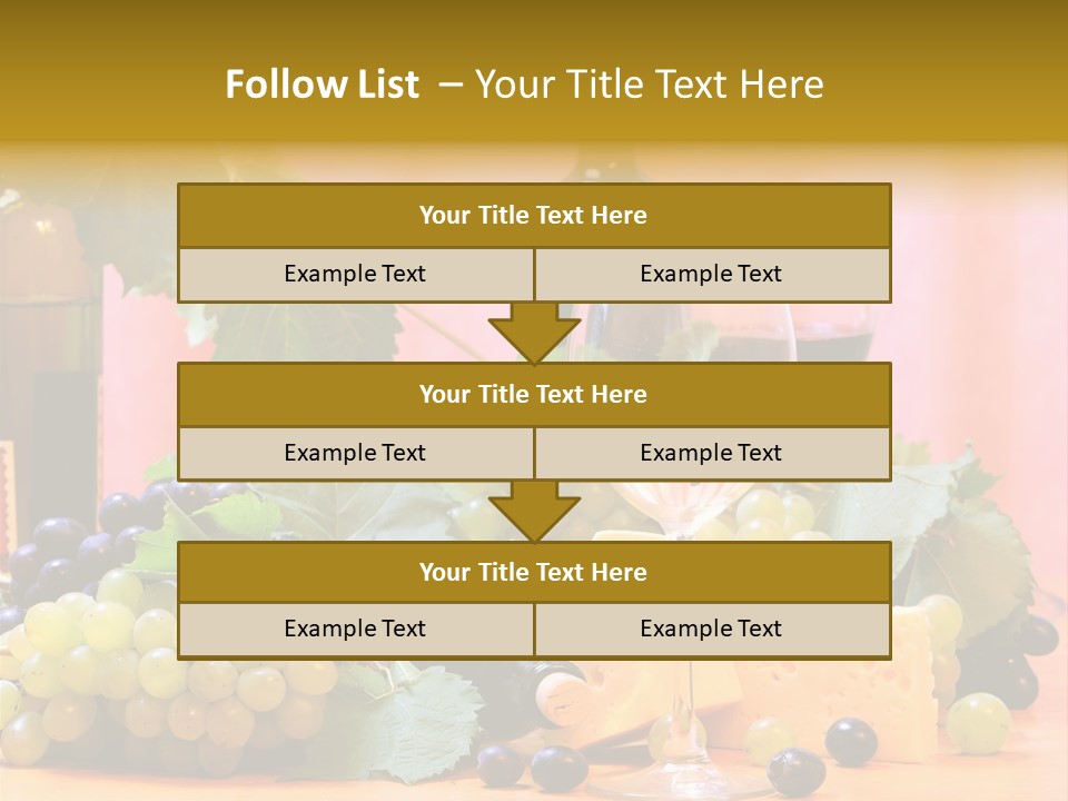 Food Still Life Wine PowerPoint Template