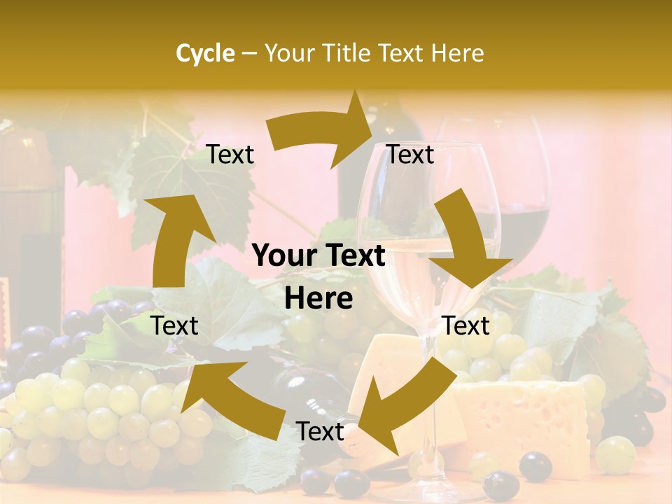 Food Still Life Wine PowerPoint Template