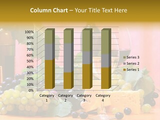 Food Still Life Wine PowerPoint Template