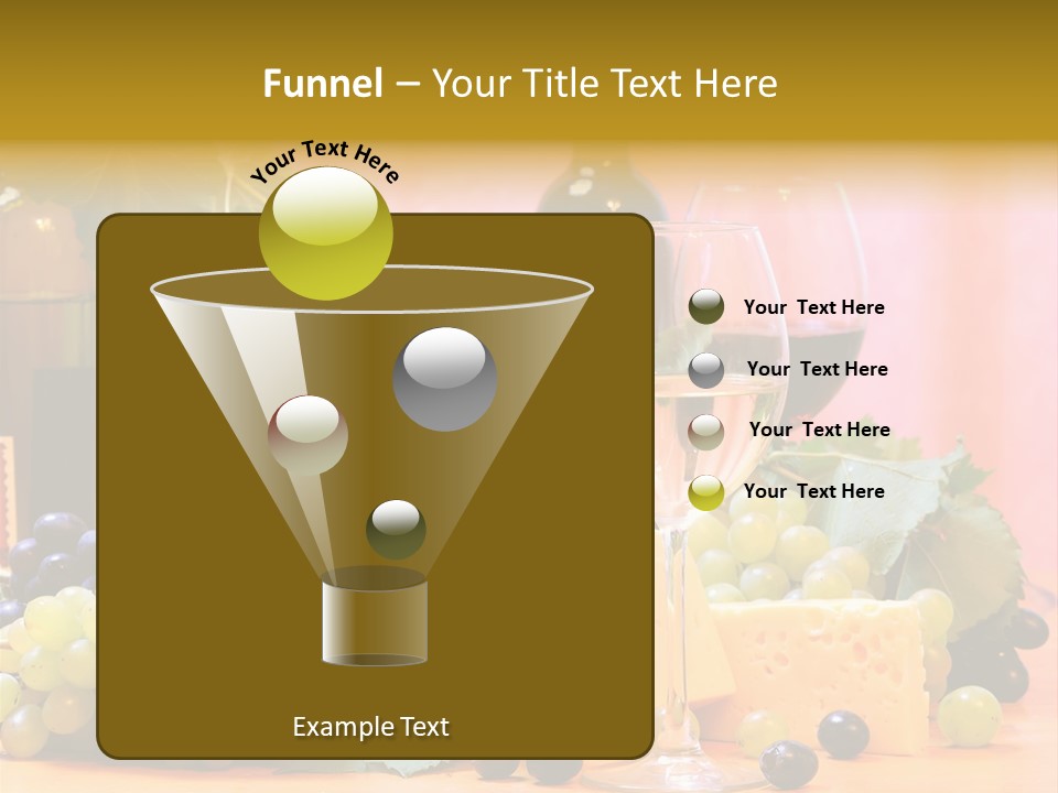 Food Still Life Wine PowerPoint Template