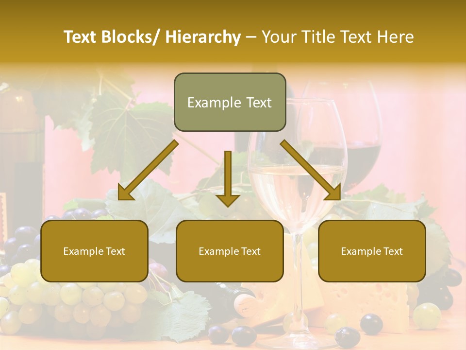 Food Still Life Wine PowerPoint Template