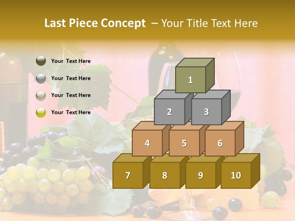 Food Still Life Wine PowerPoint Template