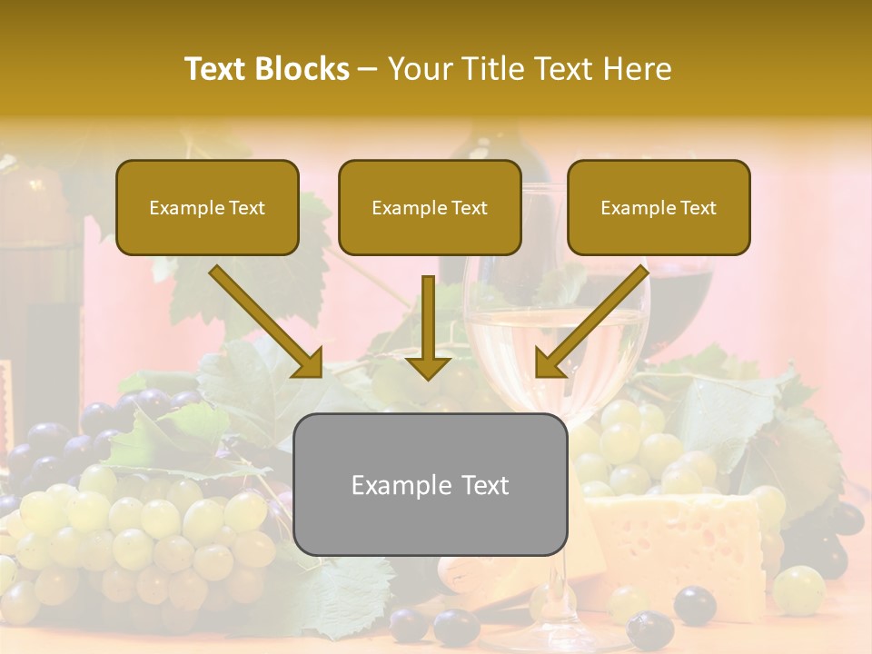 Food Still Life Wine PowerPoint Template