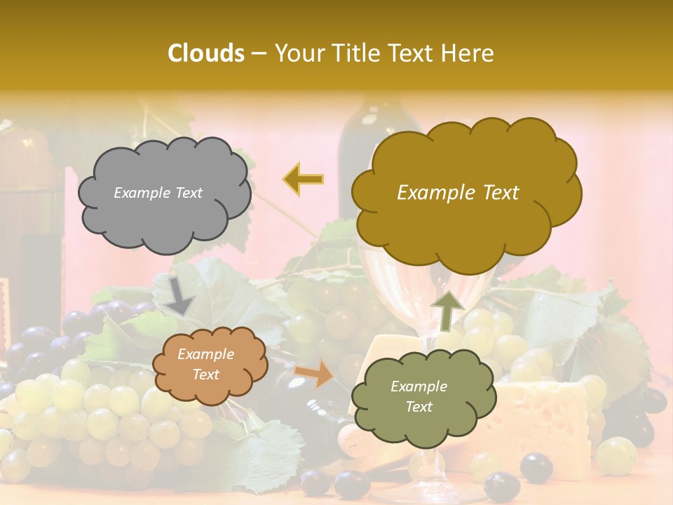 Food Still Life Wine PowerPoint Template