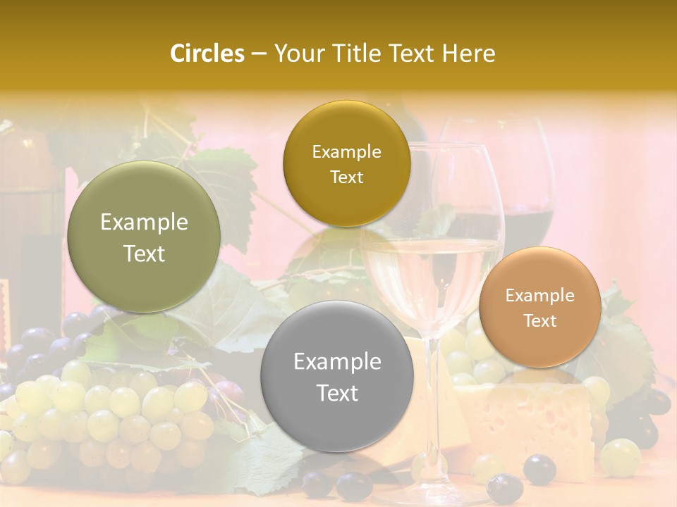 Food Still Life Wine PowerPoint Template