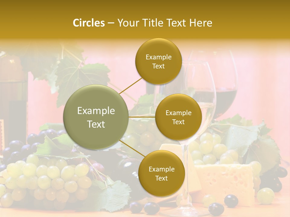 Food Still Life Wine PowerPoint Template