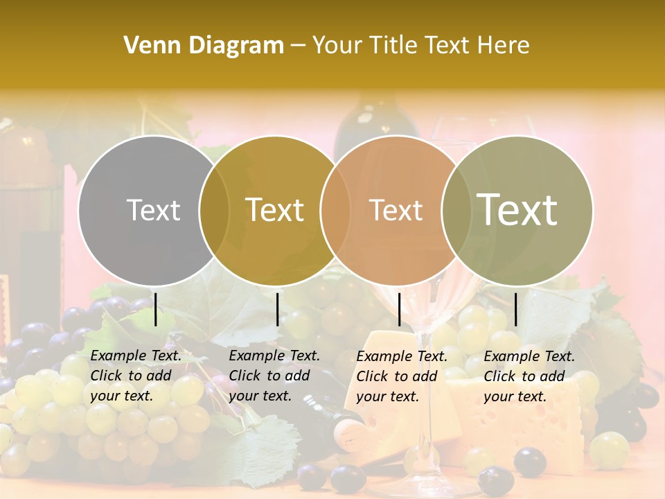 Food Still Life Wine PowerPoint Template