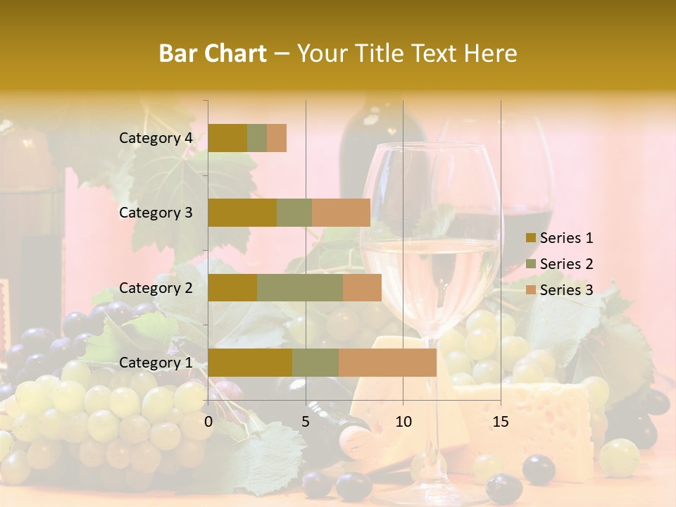 Food Still Life Wine PowerPoint Template
