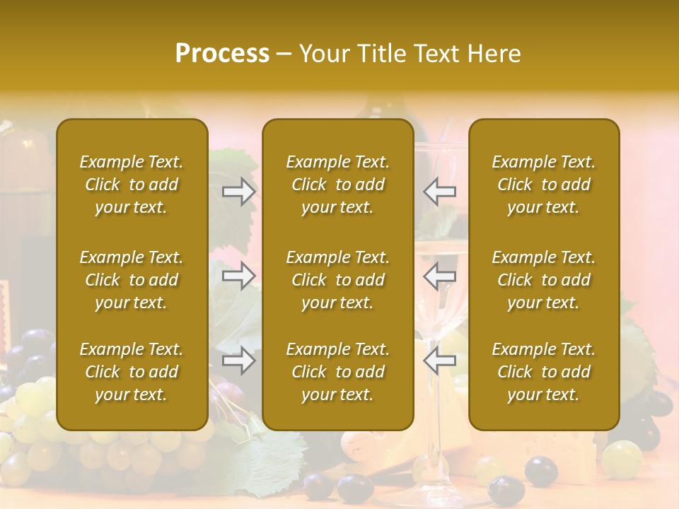 Food Still Life Wine PowerPoint Template