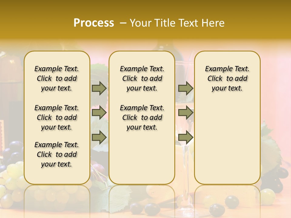 Food Still Life Wine PowerPoint Template