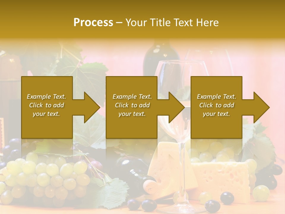 Food Still Life Wine PowerPoint Template