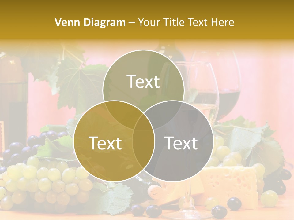 Food Still Life Wine PowerPoint Template