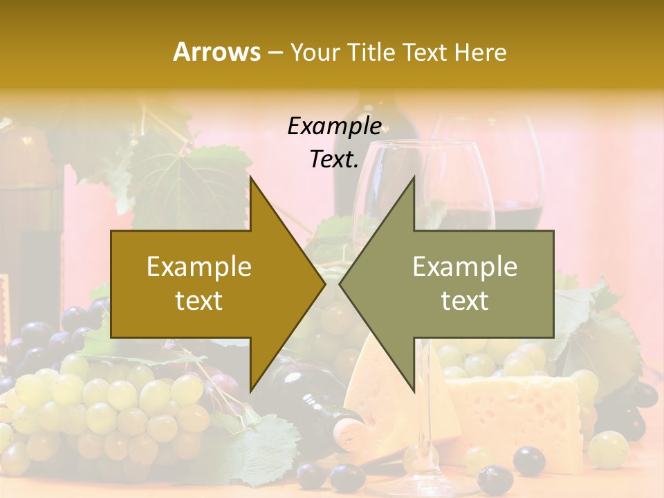 Food Still Life Wine PowerPoint Template