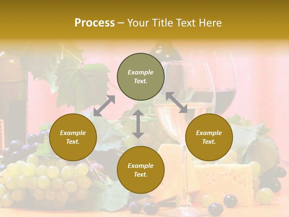 Food Still Life Wine PowerPoint Template