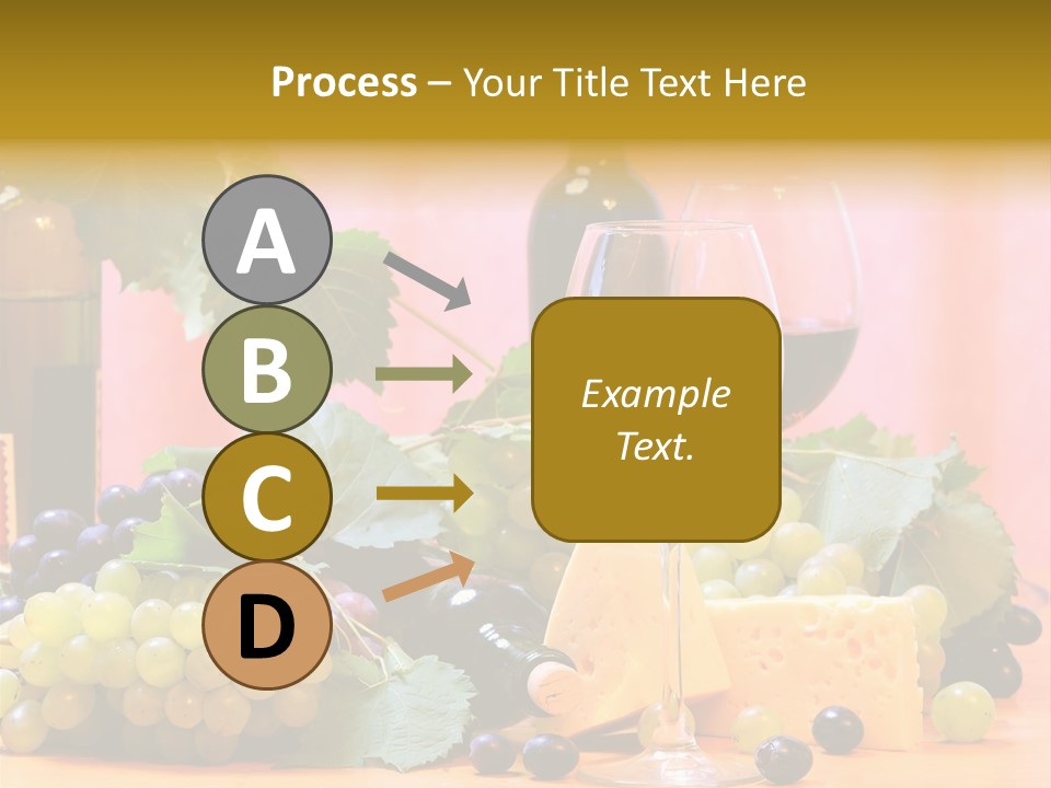 Food Still Life Wine PowerPoint Template
