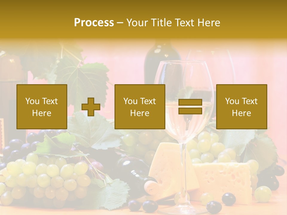 Food Still Life Wine PowerPoint Template