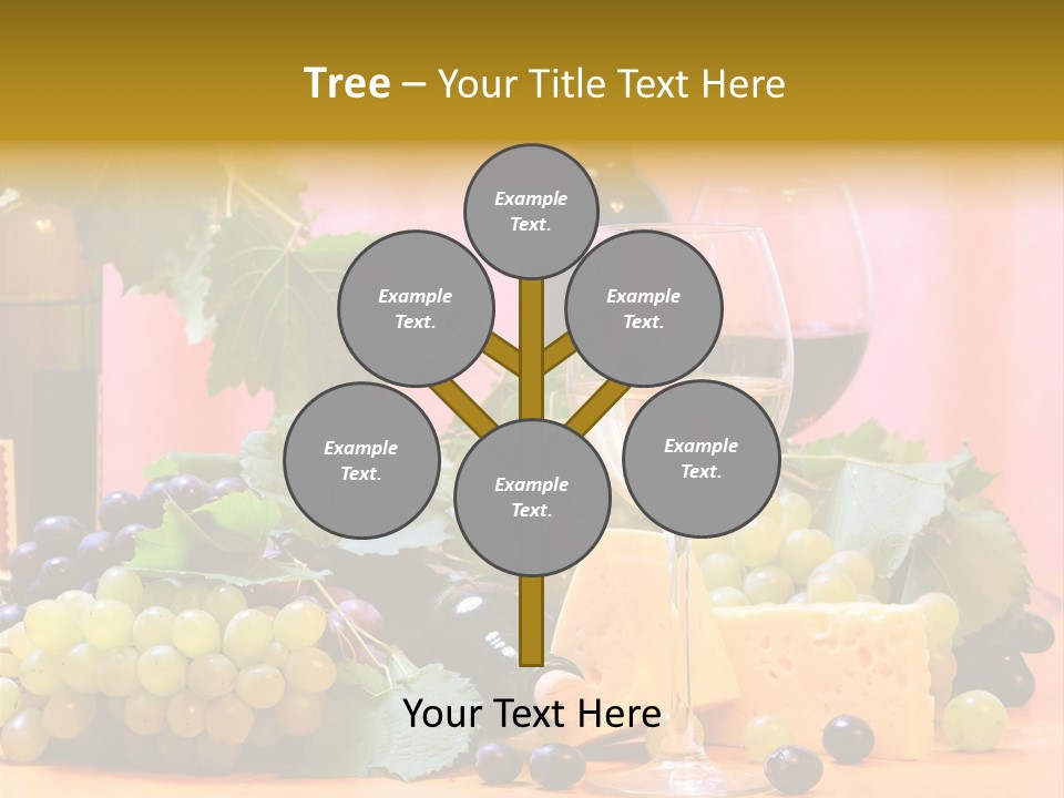 Food Still Life Wine PowerPoint Template