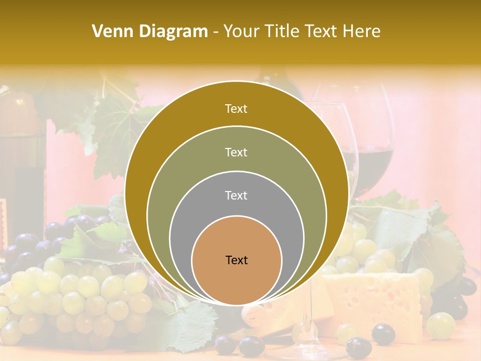 Food Still Life Wine PowerPoint Template