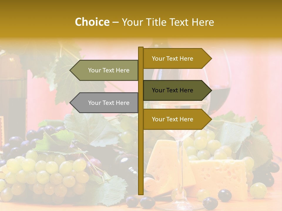 Food Still Life Wine PowerPoint Template