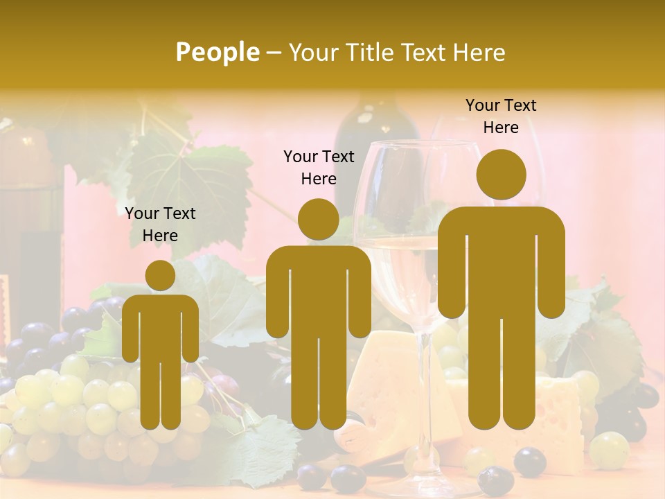 Food Still Life Wine PowerPoint Template