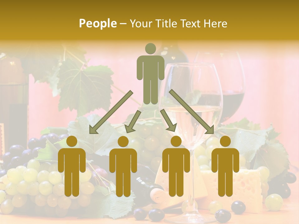 Food Still Life Wine PowerPoint Template