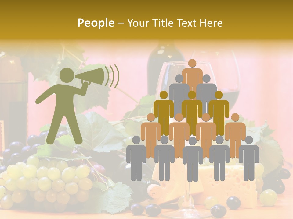 Food Still Life Wine PowerPoint Template