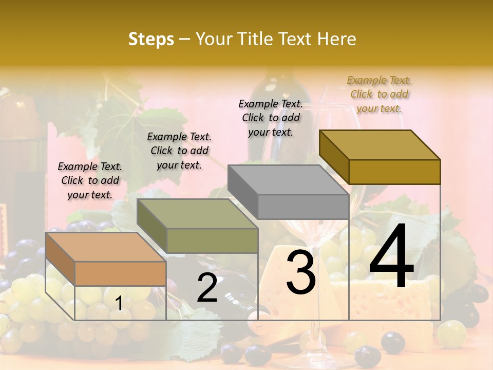 Food Still Life Wine PowerPoint Template