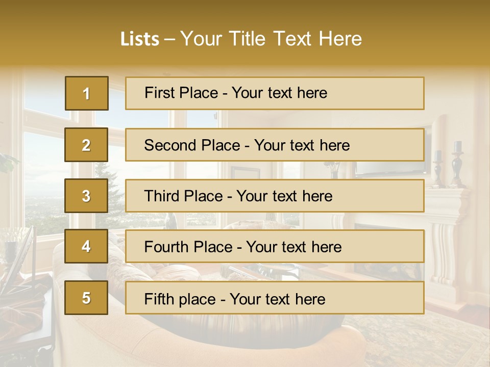 Lifestyle House Elegant PowerPoint Template