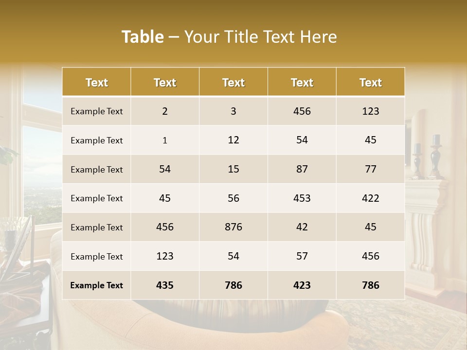 Lifestyle House Elegant PowerPoint Template