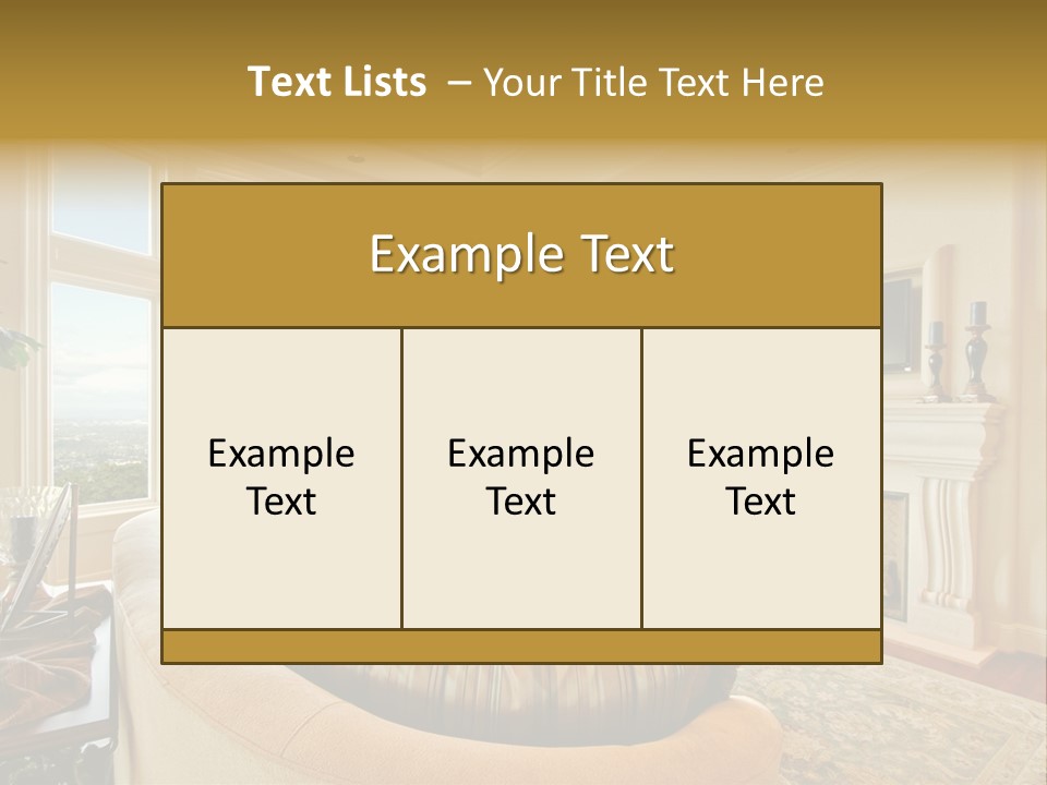 Lifestyle House Elegant PowerPoint Template
