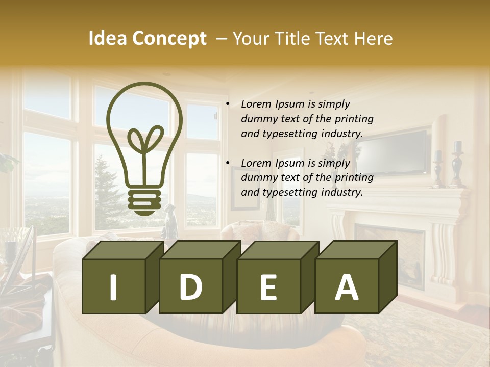 Lifestyle House Elegant PowerPoint Template