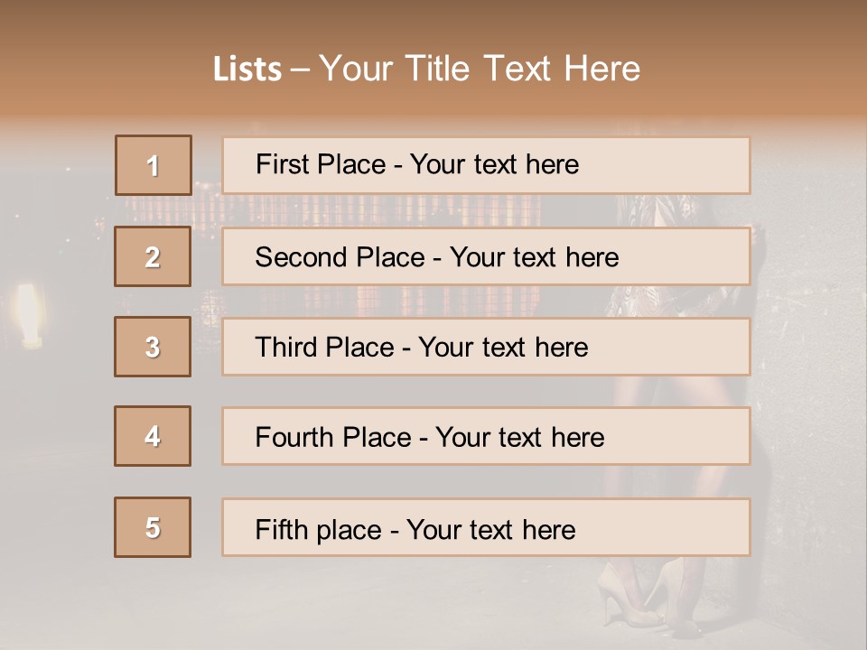 Luxury Single Building PowerPoint Template