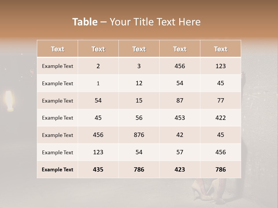 Luxury Single Building PowerPoint Template