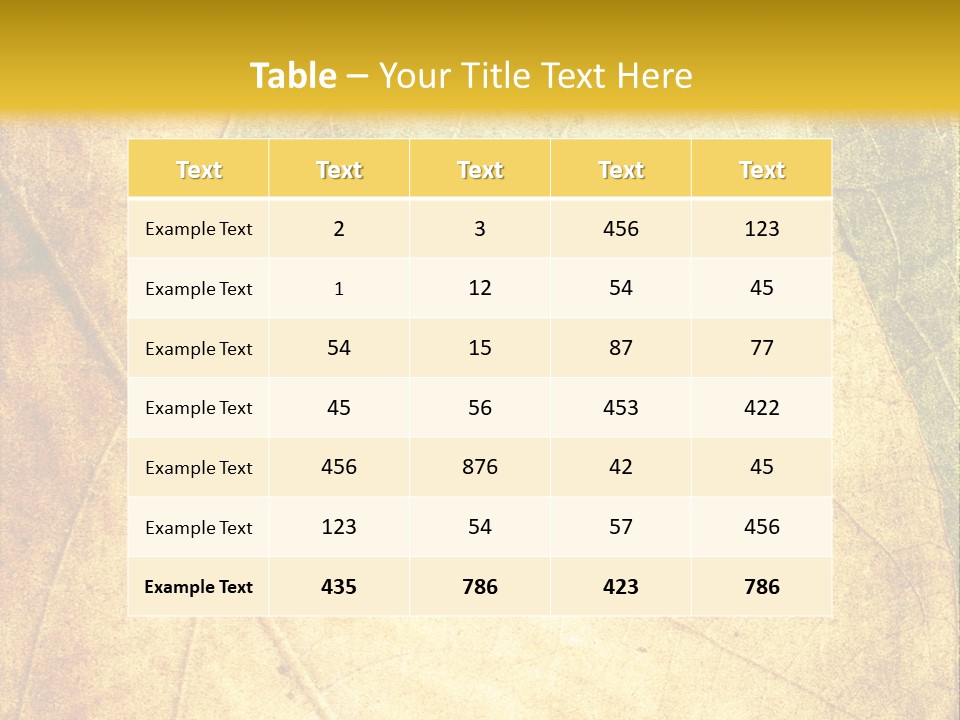 Age Nature Grunge PowerPoint Template