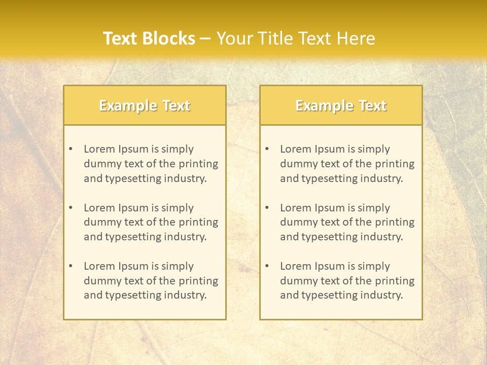 Age Nature Grunge PowerPoint Template