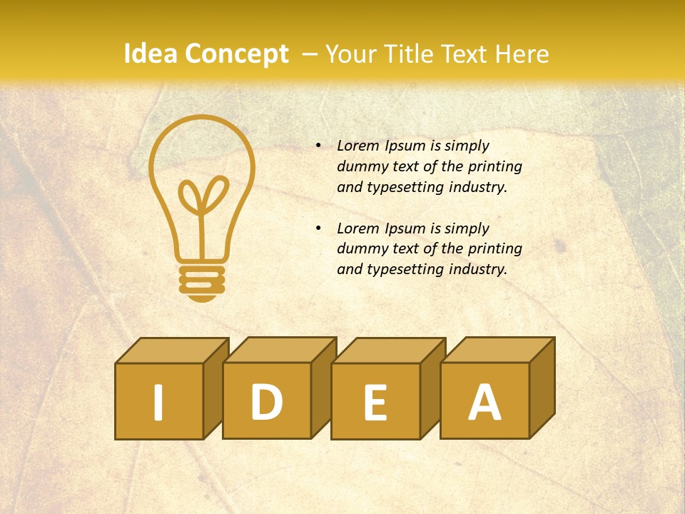 Age Nature Grunge PowerPoint Template