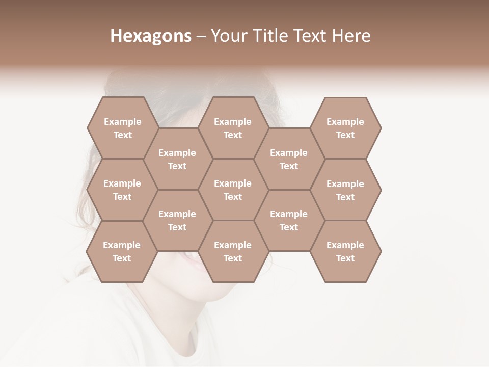 Girl White PowerPoint Template