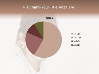 Girl White PowerPoint Template