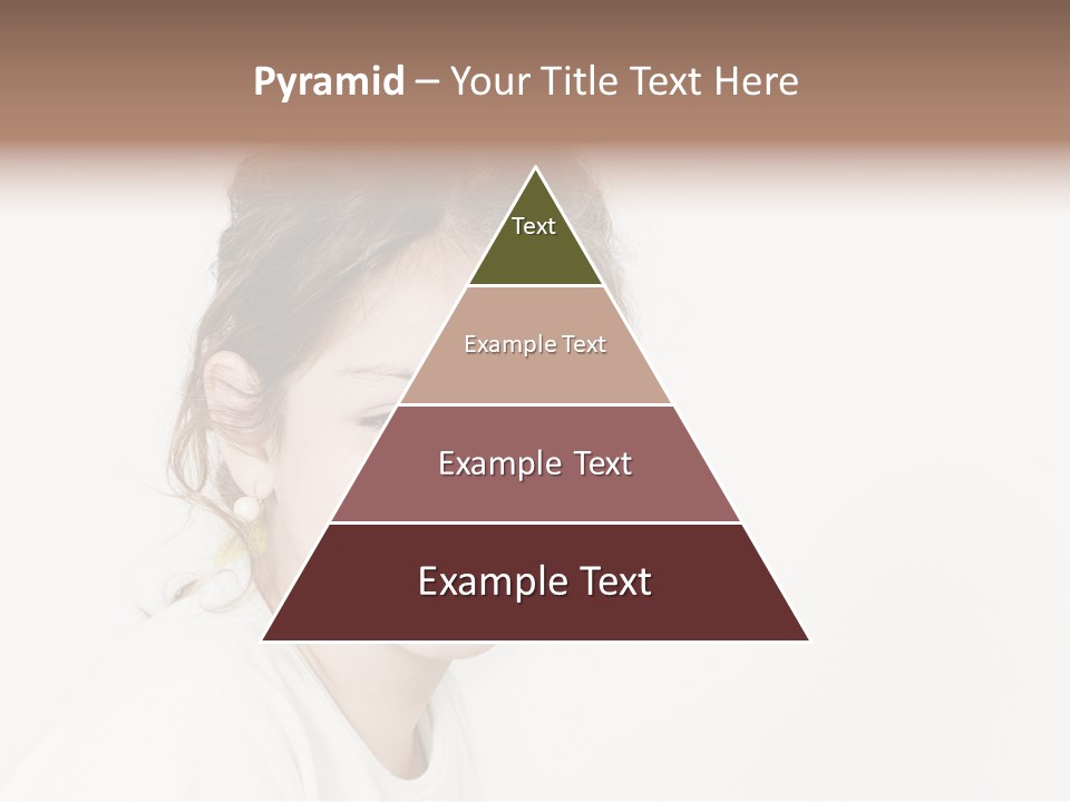 Girl White PowerPoint Template