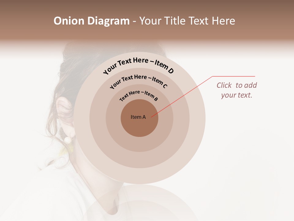 Girl White PowerPoint Template