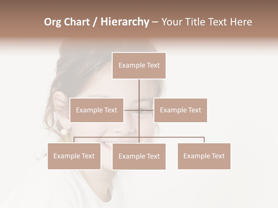 Girl White PowerPoint Template