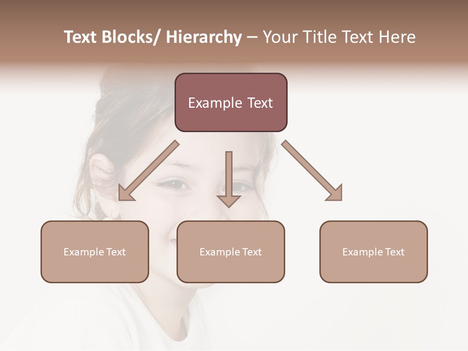 Girl White PowerPoint Template