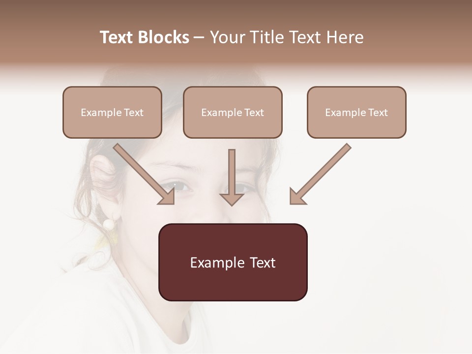 Girl White PowerPoint Template