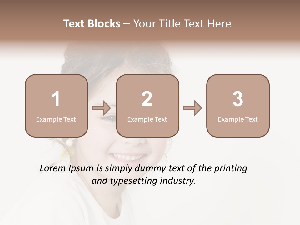 Girl White PowerPoint Template