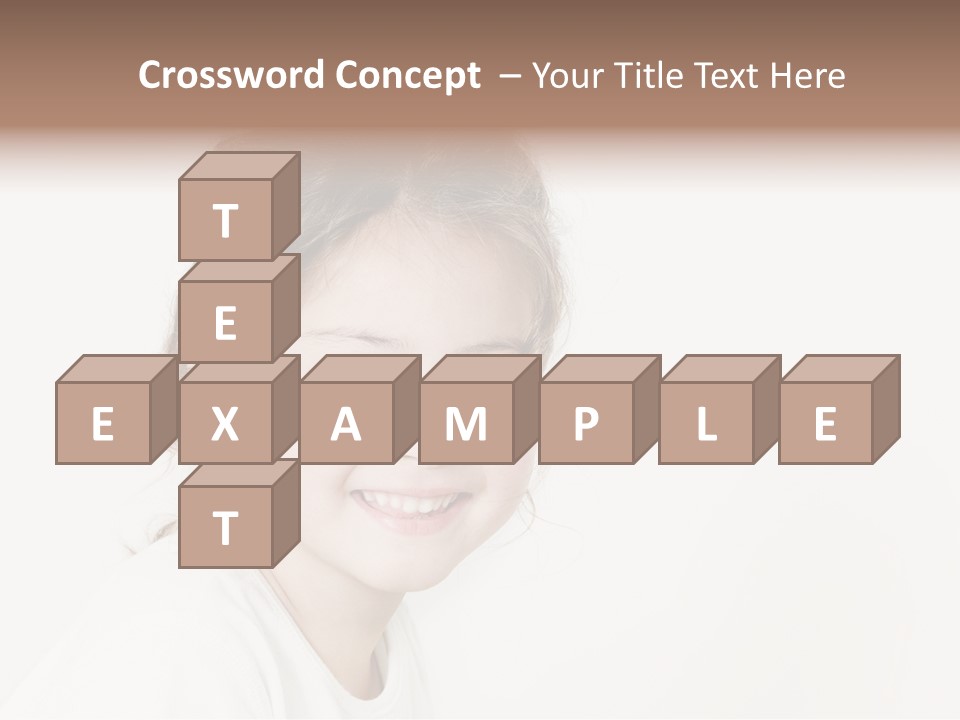 Girl White PowerPoint Template