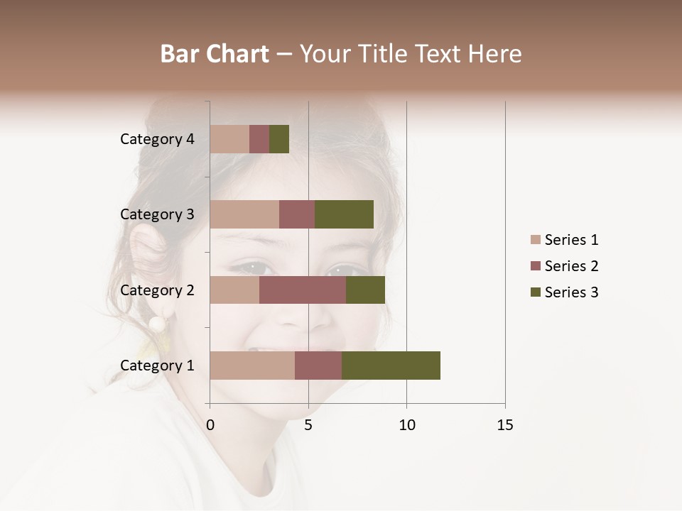 Girl White PowerPoint Template