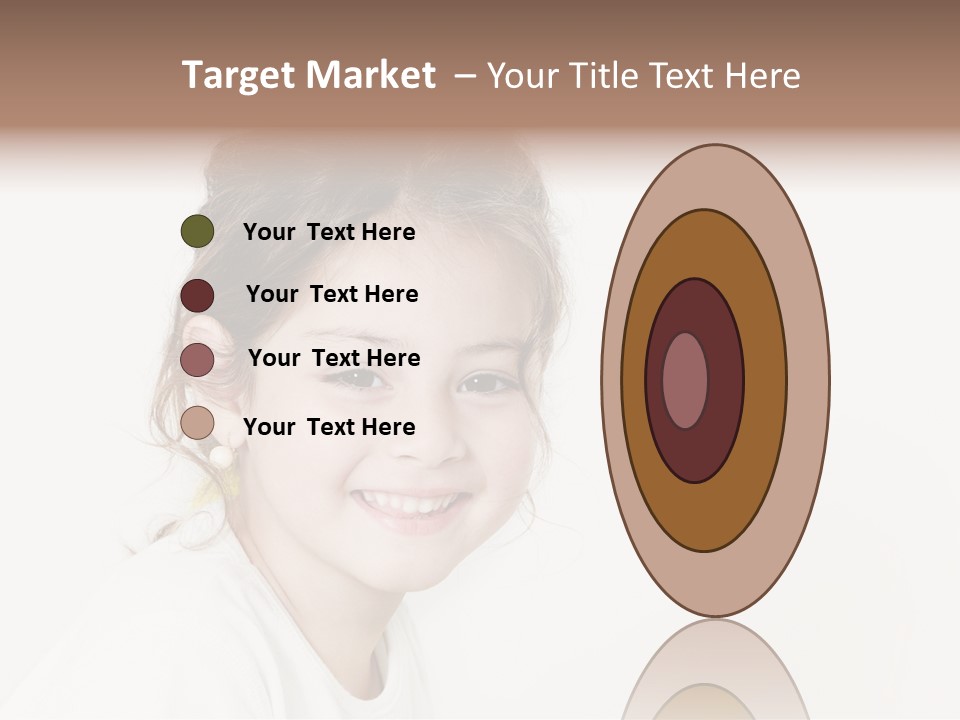 Girl White PowerPoint Template