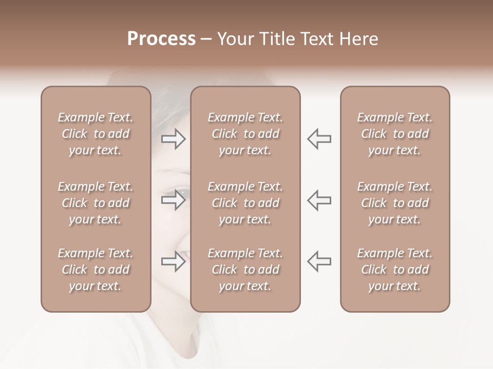 Girl White PowerPoint Template